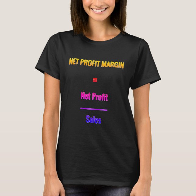 Nettovinstmarginal Tee Shirt (Framsida)