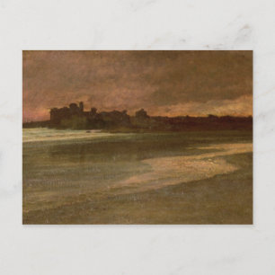 Nettuno, kväll på stranden vykort