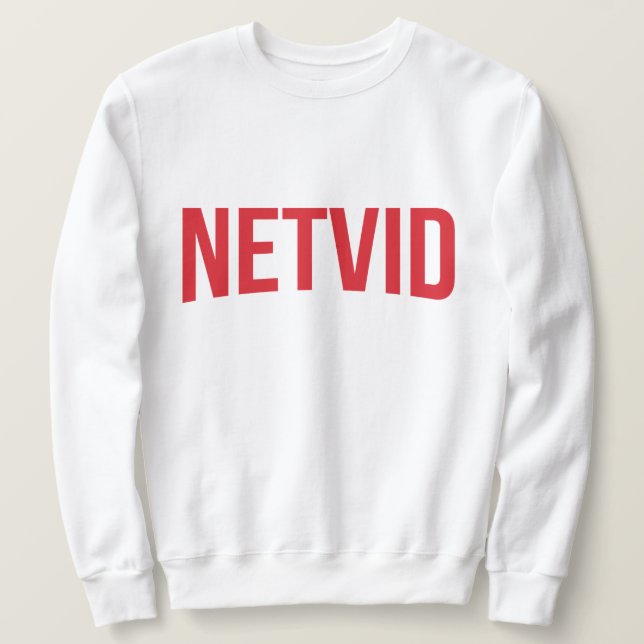 Netvid Parodi Lång Ärmad Tröja (Design framsida)