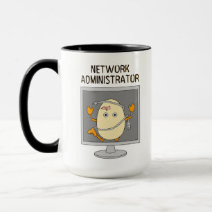 Network Administrator Egghead Mugg