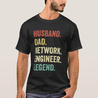 Network Engineer Dada Husband Network Specialist T Shirt