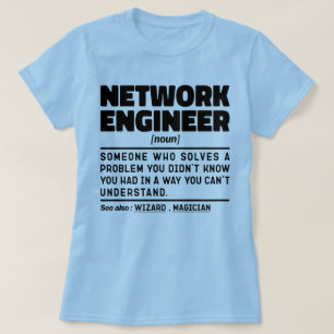 Network Ingenjör Noun Data Science Geek Student T Shirt