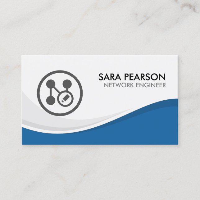 Network Ingenjör Technical Computer Visitkort (Framsida)