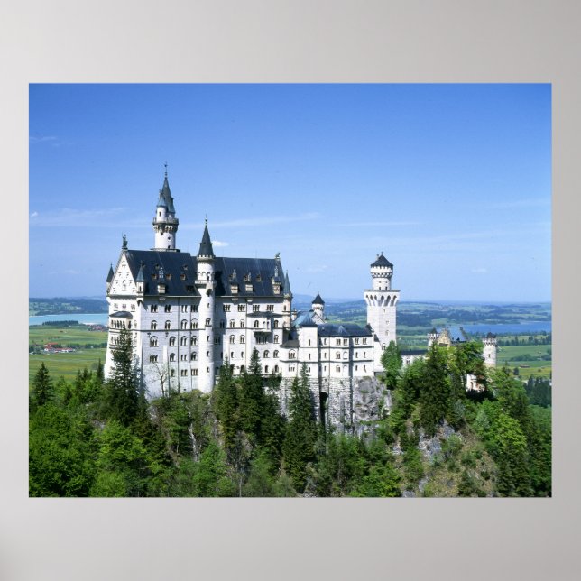 Neuchwanstein Castle Bavaria Poster (Framsidan)