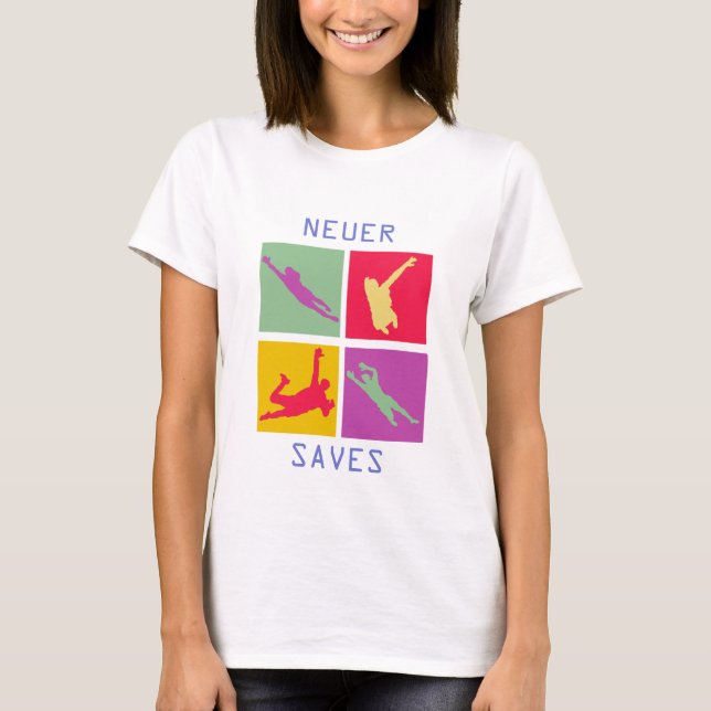 Neuer sparar bästa spagetti t-shirt (Framsida)
