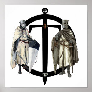 Neues Logotyp der Templer Poster