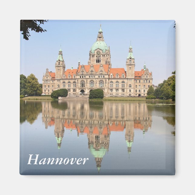 Neues Rathaus in Hannover Magnet (Framsidan)