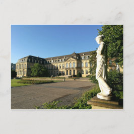Neues Schloss Stuttgart - Seitenflügel mit Statuen Vykort
