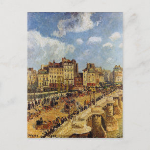 Neuf-dammen av Camille Pissarro Vykort