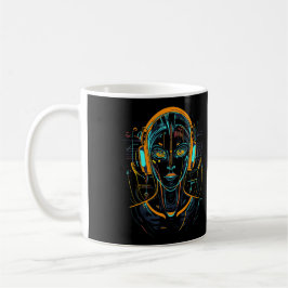 Neural frekvens kaffemugg