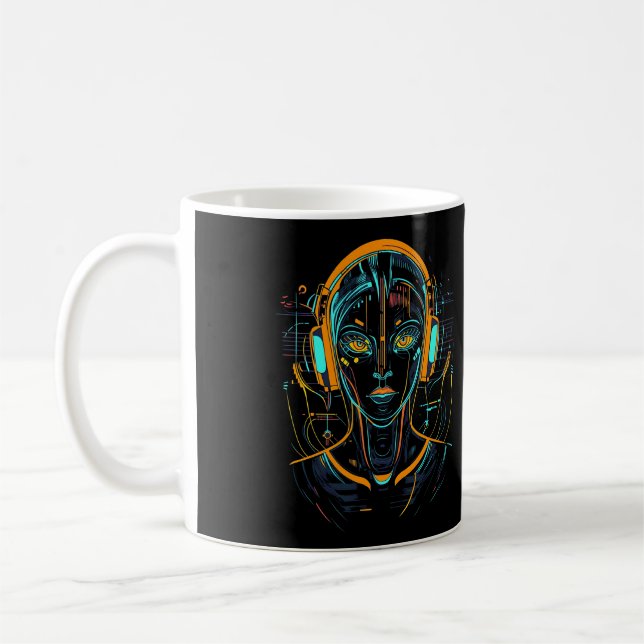 Neural frekvens kaffemugg (Vänster)