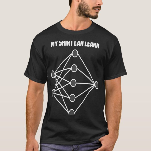 Neural Network Maskin Learning for Data Science T Shirt (Framsida)