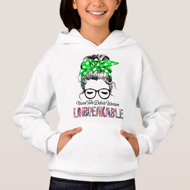 Neural Tube Defects Awareness Ribbon Support Gifts T Shirt (Framsida)