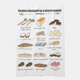 Neurala nätcookies kökshandduk