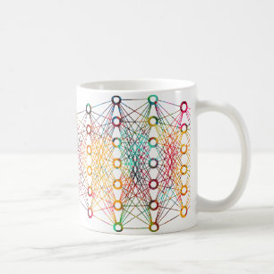 Neurala nätverk kaffemugg