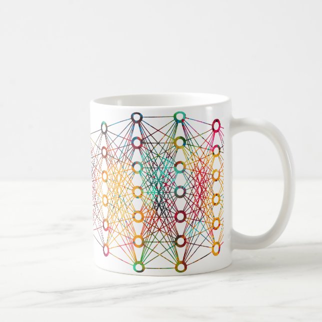 Neurala nätverk kaffemugg (Höger)