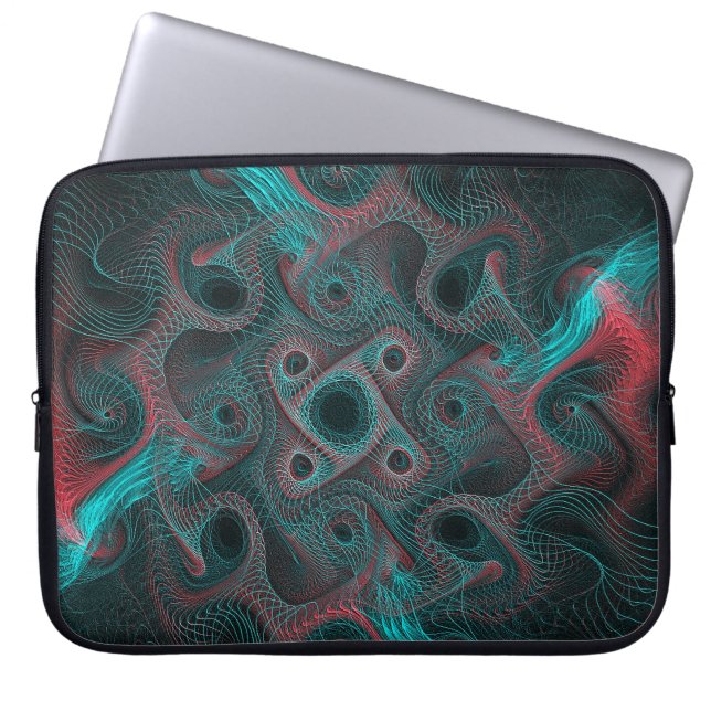 Neurala nätverk laptop sleeve (Framsidan)