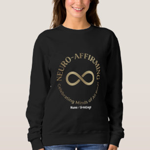Neuro Bekräftande Regnbåge Oändlighet Konst Neurod T Shirt