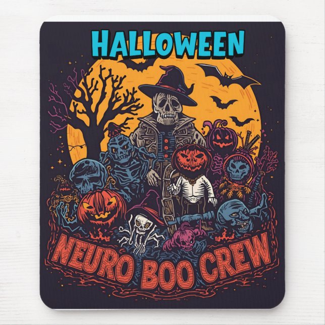 Neuro Boo Crew Halloween Musmatta (Framsidan)