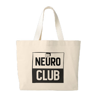 Neuro club Tote Bag Carry Your Chaos with pride Jumbo Tygkasse