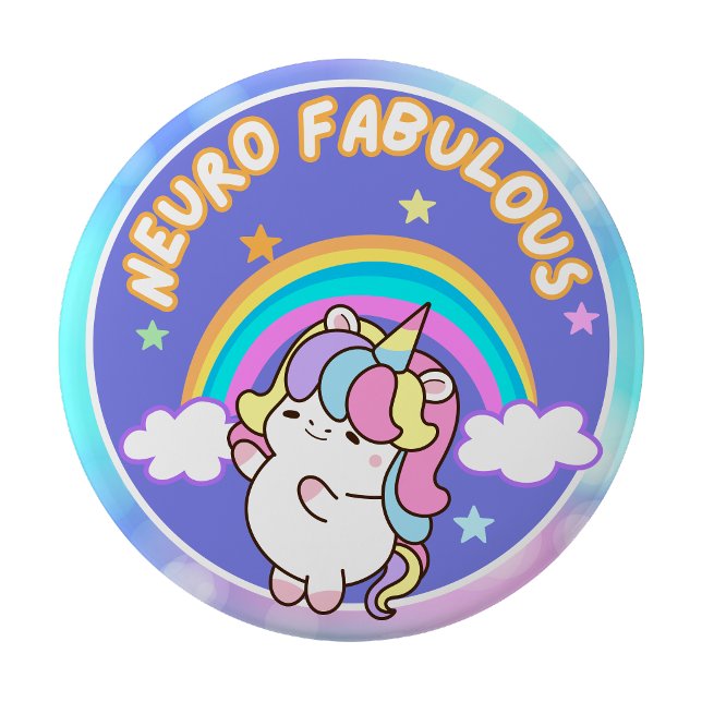 Neuro Fantastisk Badge Pin Sensorisk Badge Knapp (Neuro Fabulous Badge Pin Sensory Badge)