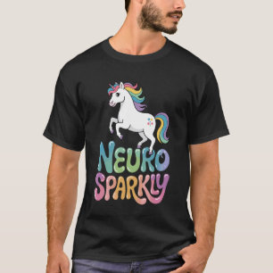 Neuro Glänsande Rolig Neurodivergent ADHD Autism E T Shirt