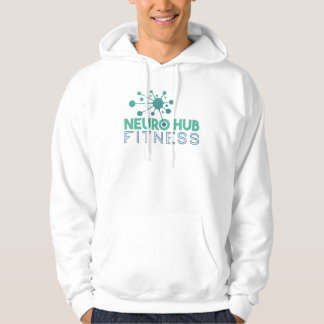 Neuro Hub Fitness Herr Vit Logotyp Hoodie