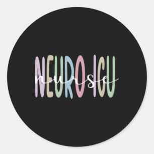 Neuro Icu Nurse-bedömning Neurologi Intensive C Runt Klistermärke