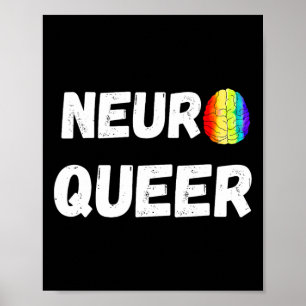 Neuro-kö! Lgbtq Gay pride! Neurodiversity Autisti Poster