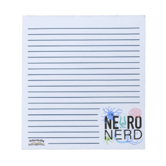 Neuro nörd neurovetenskap anteckningsblock