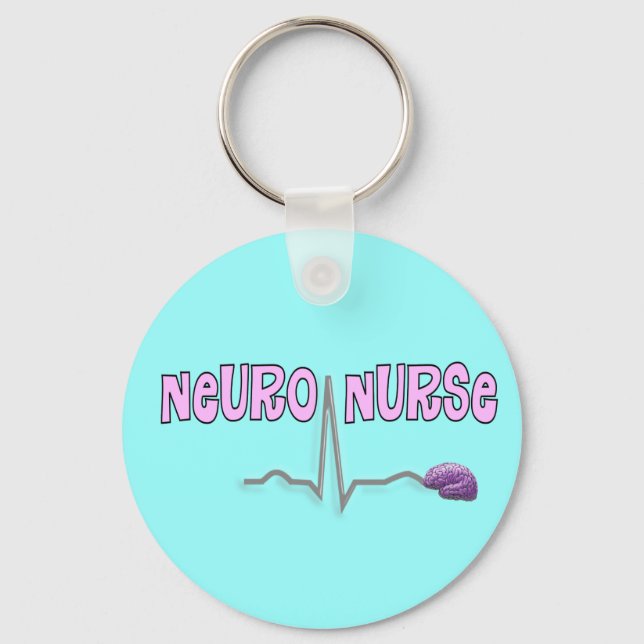 Neuro Nurse Gifts Nyckelring (Framsida)
