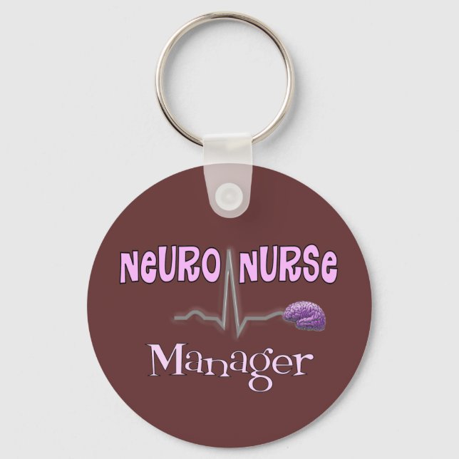 Neuro Nurse Manager-gåvor Nyckelring (Framsida)