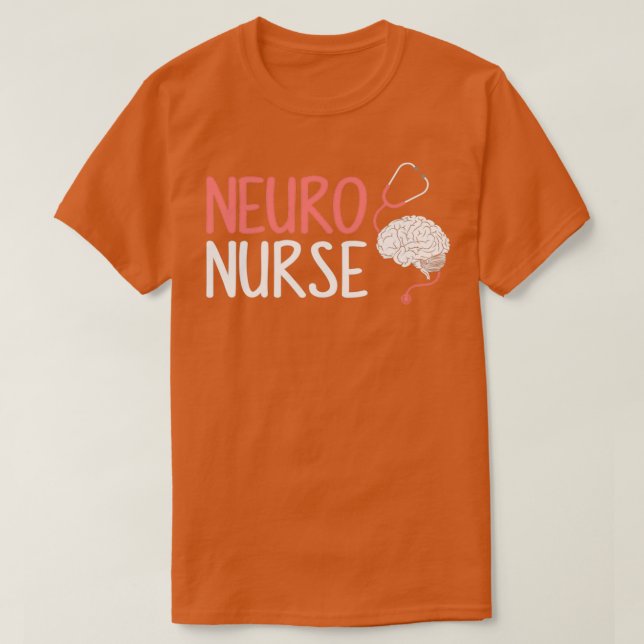 Neuro Nurse neurologi Hjärnneurovetenskap 4 T Shirt (Design framsida)