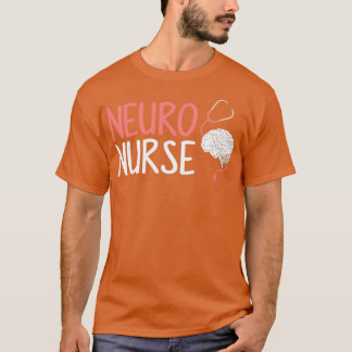 Neuro Nurse neurologi Hjärnneurovetenskap 4 T Shirt