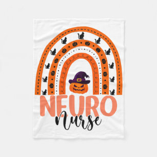 Neuro Nurse Rainbow Halloween Costume Neuroscience Fleecefilt