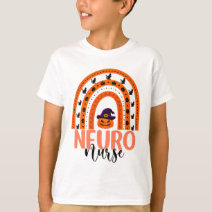 Neuro Nurse Rainbow Halloween Costume Neuroscience T Shirt