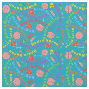 Neuro Nurse Teal Tyg