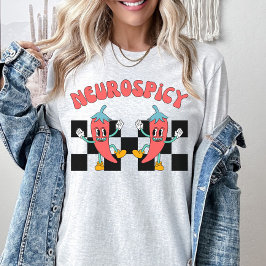 Neuro Spicy, Autism, ADHD, Retro Neurodiversity T Shirt