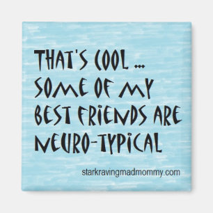 Neuro-typisk vänmagnet magnet
