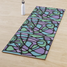Neuroart Stached Glass Yoga Mat