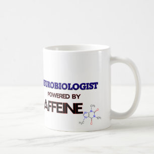 Neurobiologist som drivas av koffein kaffemugg