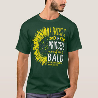 Neuroblastoma Awareness Princess Ribbon Childhood T Shirt