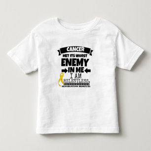 Neuroblastoma cancer mötte dess värst fiende i m t-shirt