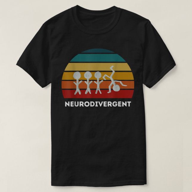 Neurodivergent  ADHD  T Shirt (Design framsida)
