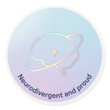Neurodivergent and Proud Pastel Brain Planet