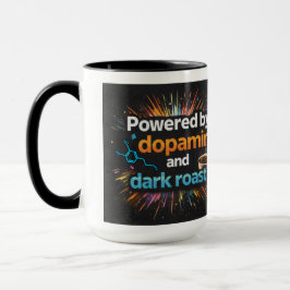 Neurodivergent Drivs av Dopamin Kaffe Mugg