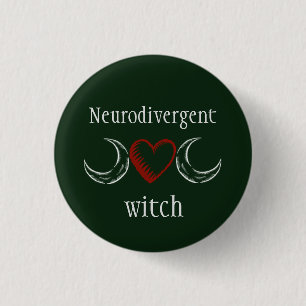 Neurodivergent häxa knapp