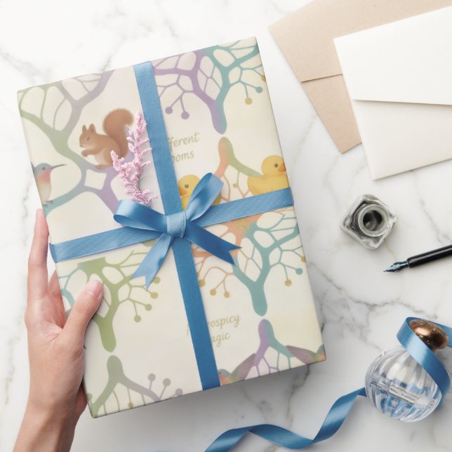 Neurodivergent presentinslagning - Neurokryddad ma Presentpapper (Gifting)