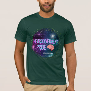 NeuroDivergent Pride Space Brain Shirt T