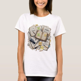 Neurodivergent Retro Vintage Bok Bläck T Shirt